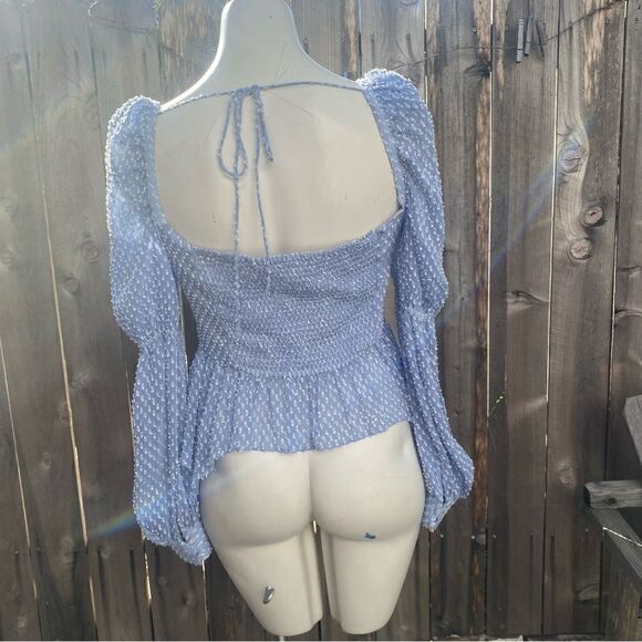 Song of style light blue Blouse size medium - Picture 7 of 12